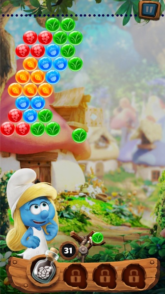 Smurfs Bubble Story Captura de pantalla 3