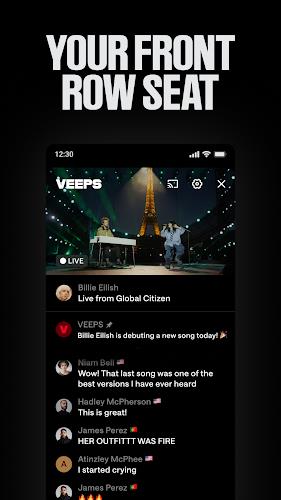 Veeps: Watch Live Music Ekran Görüntüsü 1