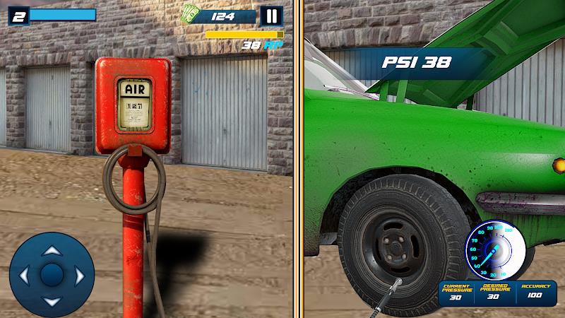 Tire Shop Car Mechanic Game 3d स्क्रीनशॉट 0