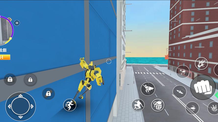 IRON NINJA Robot Adventures Captura de pantalla 0