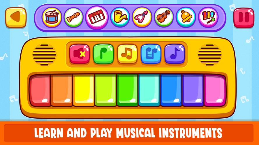 Schermata Piano Kids Toddler Music Games 0