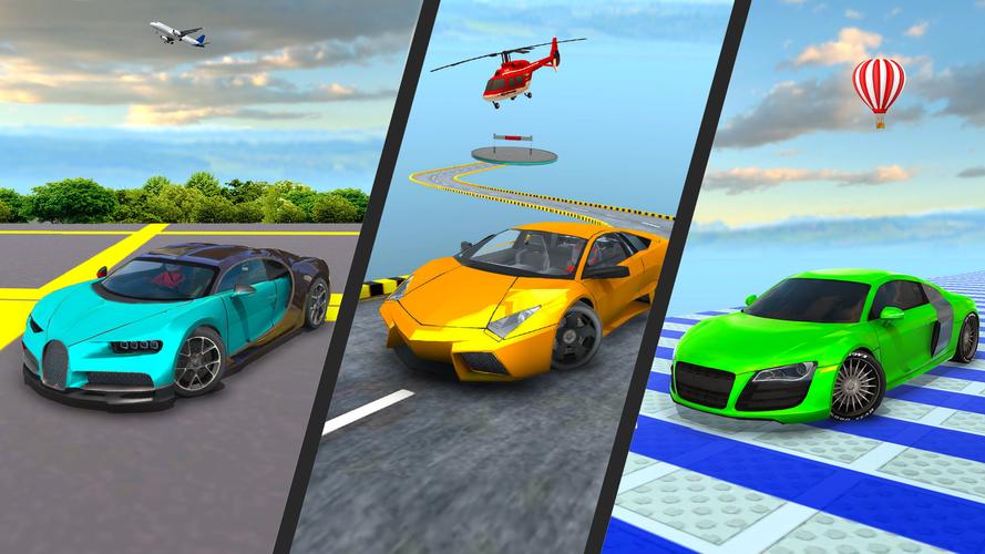 GT Car Stunt : Ramp Car Stunts Captura de tela 3