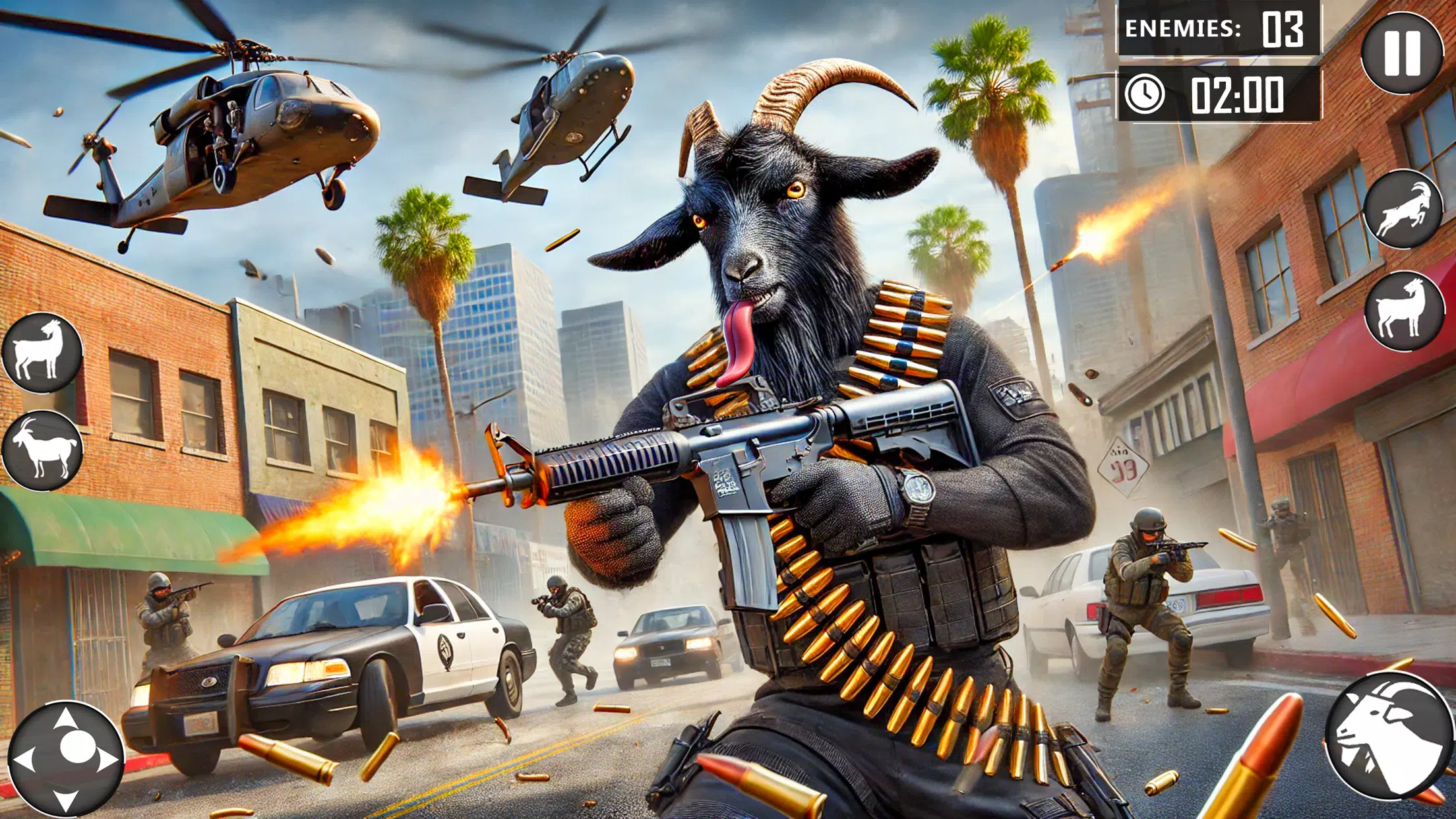 Angry Goat Fun Simulator 螢幕截圖 1