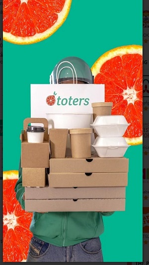 Toters: Food Delivery & More Скриншот 1