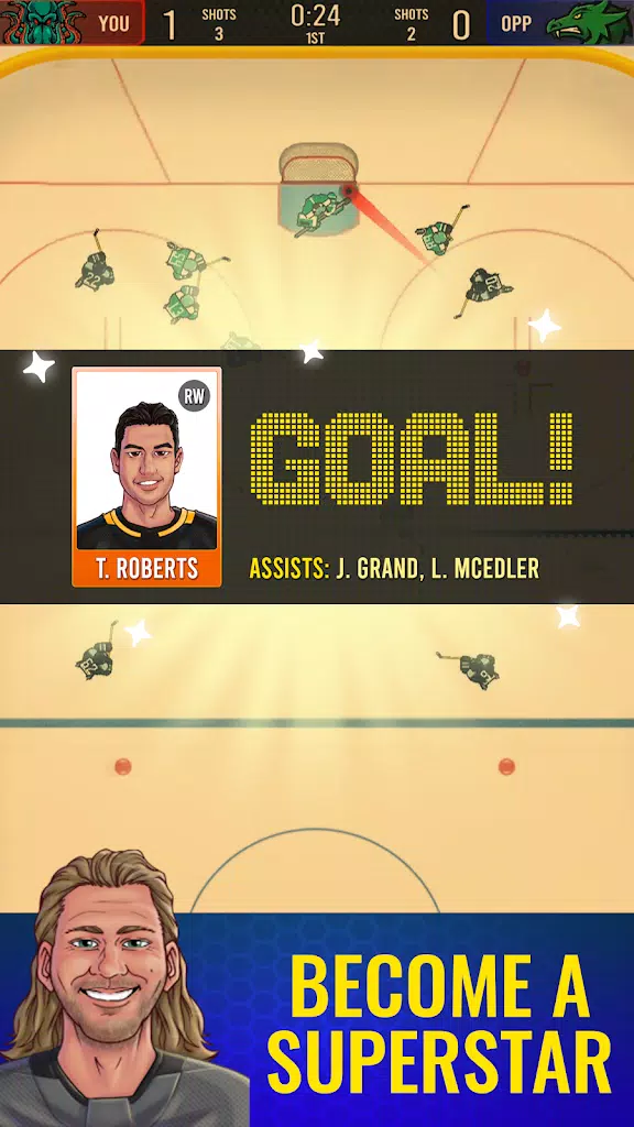 Superstar Hockey Tangkapan skrin 2