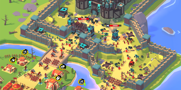 Idle Siege: War Tycoon Game Screenshot 0