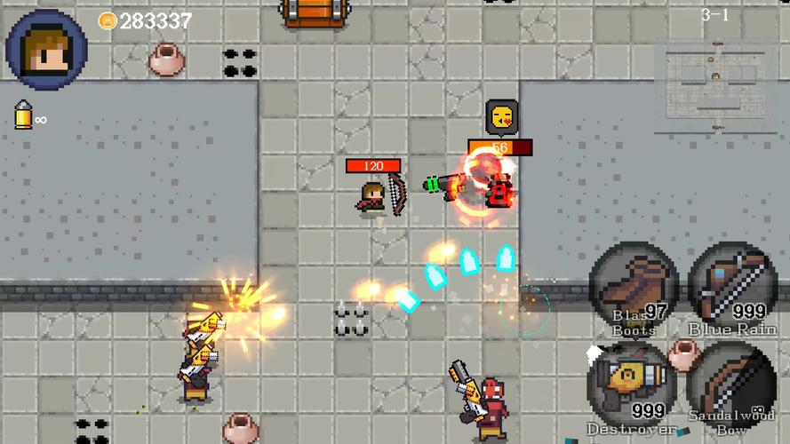 Tiny Warrior - Pixel Gun Ekran Görüntüsü 3