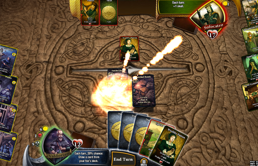 Schermata War of Omens Deck Builder Collectible Card Game 2