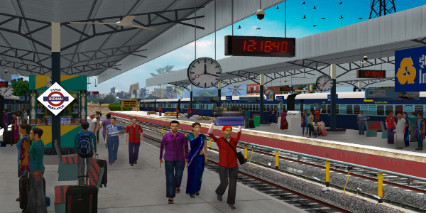 Indian Train Simulator: Game Schermafbeelding 0