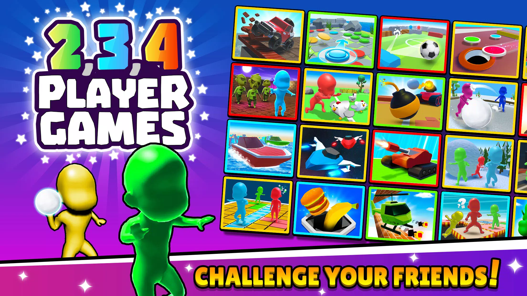 TwoPlayerGames 2 3 4 Player ဖန်သားပြင်ဓာတ်ပုံ 0