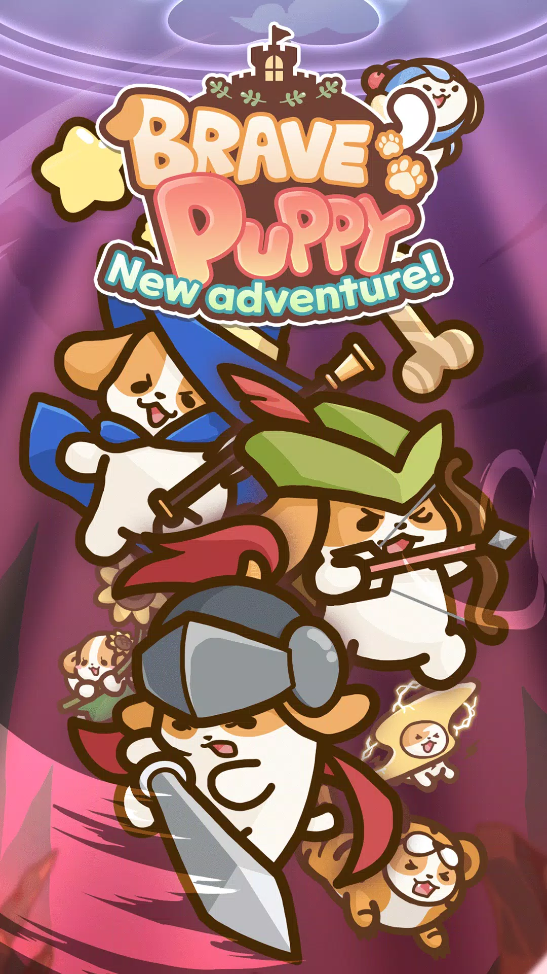 Bravepuppy Idle Adventure 螢幕截圖 0