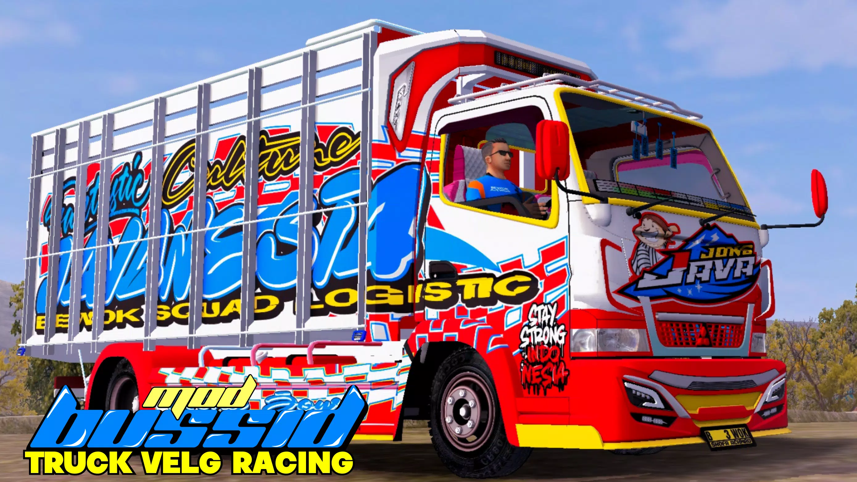 Mod Bussid Truck Velg Racing スクリーンショット 0