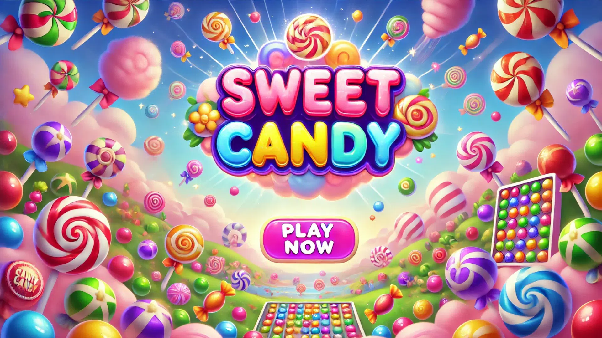 Sweet Candy - Match 3 Puzzle Schermafbeelding 0