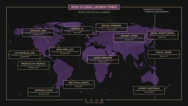 Dune Awakening global release schedule
