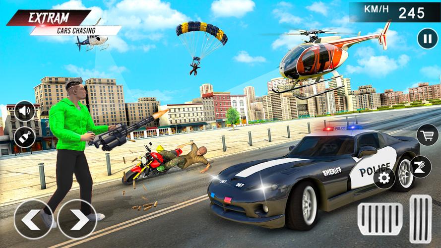 US Police Chase Thieves Games Captura de pantalla 3