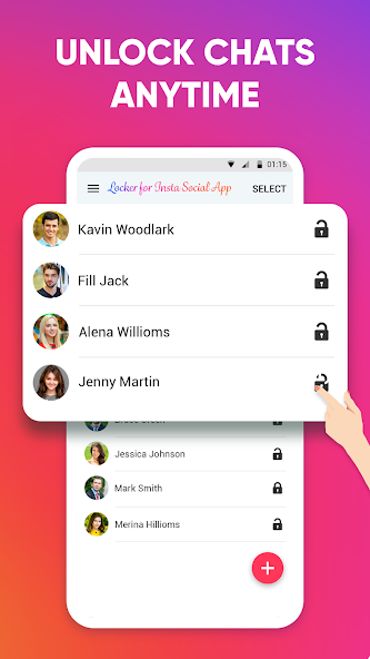 Locker for Insta Social App Mod स्क्रीनशॉट 3