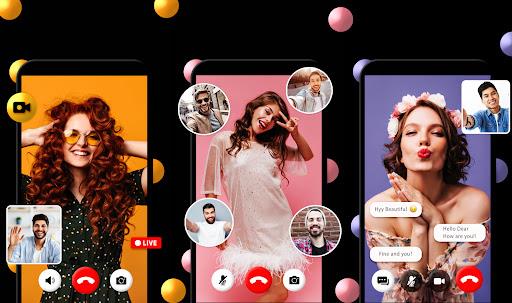Live Video Call - Random Video chat Livetalk Tangkapan skrin 1