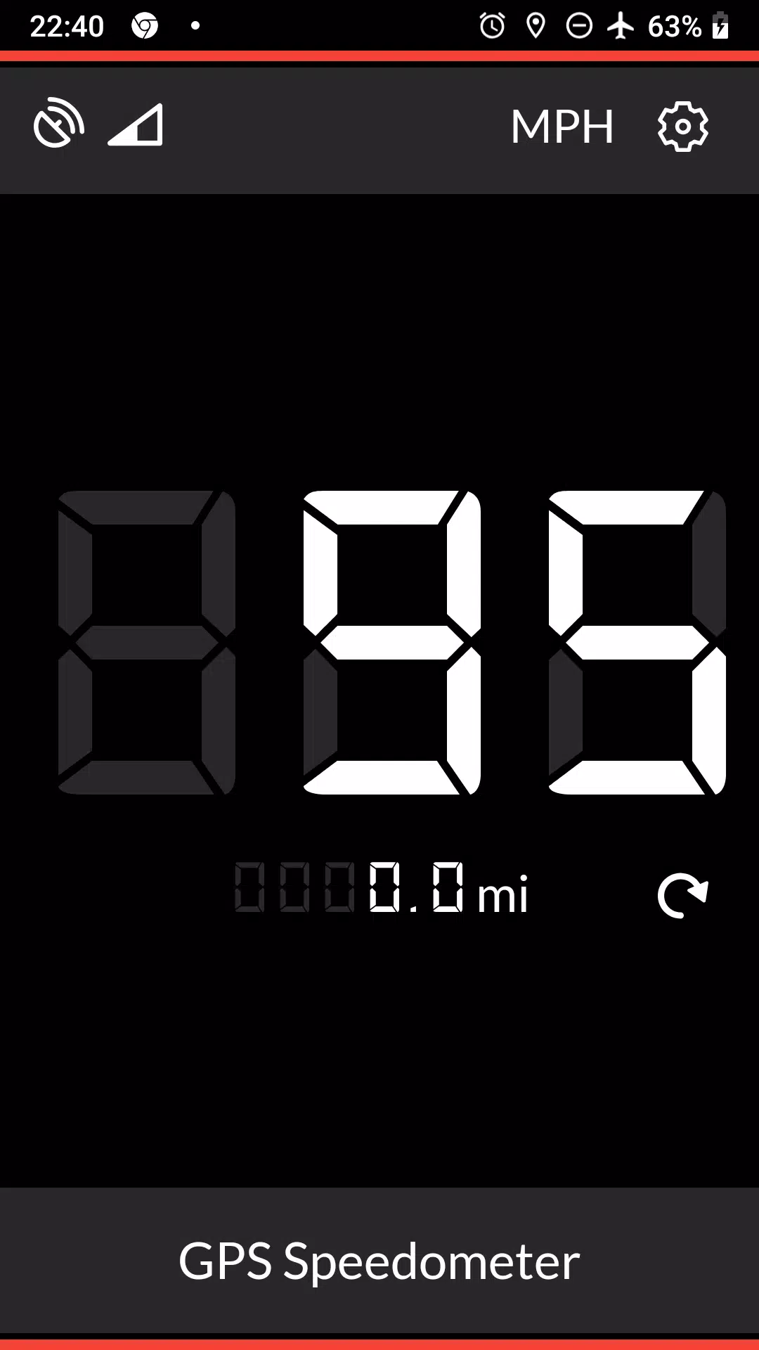 GPS Speedometer スクリーンショット 0