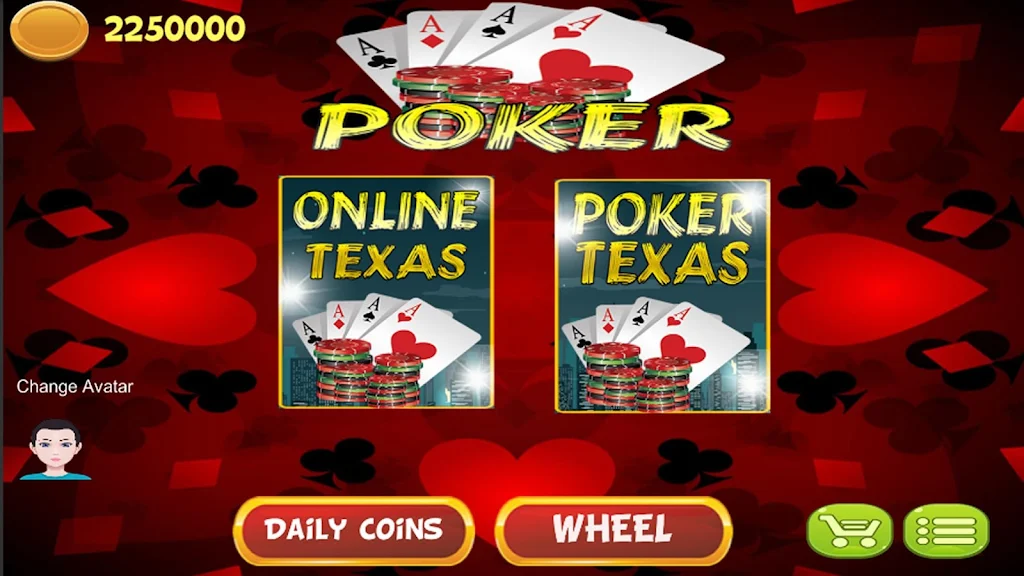 Texas Hold'em + Slot Machines 2 in 1应用截图第2张