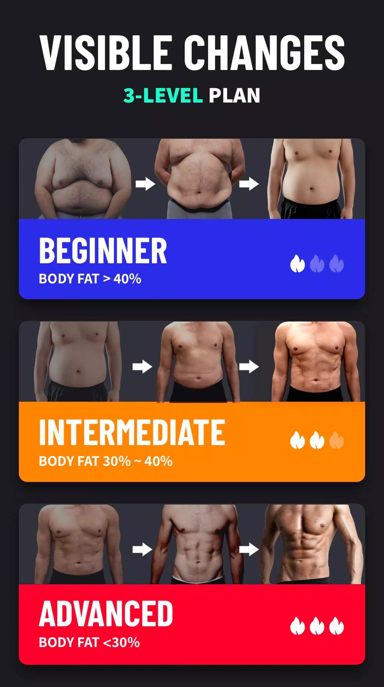 Schermata Lose Weight App for Men 2
