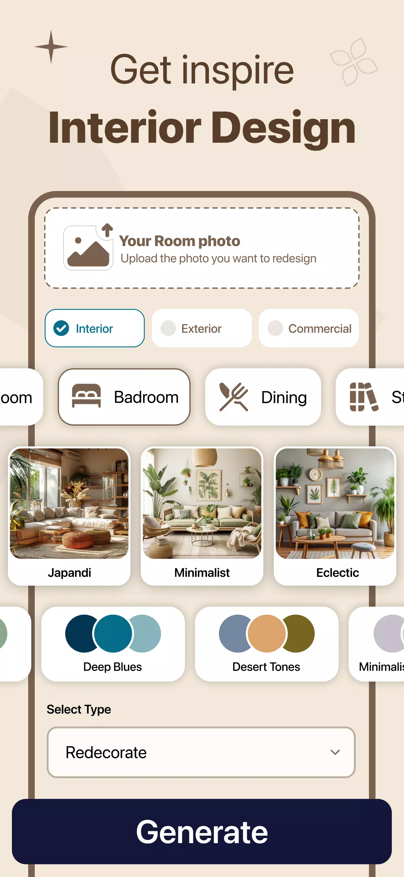 AI Room Planner & Home Design ภาพหน้าจอ 2