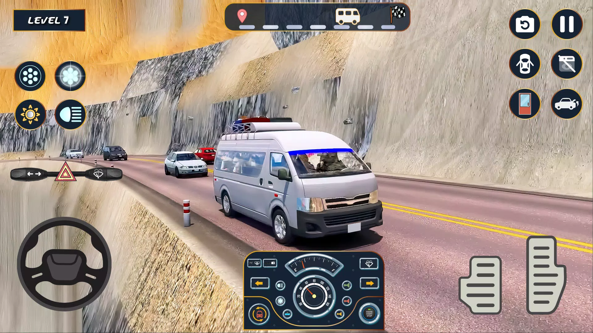 Van Simulator Dubai Van Games Captura de pantalla 1