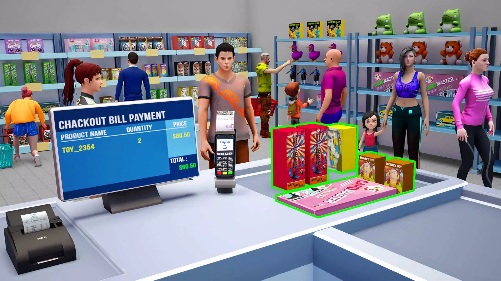Toymart Supermarket Simulator ဖန်သားပြင်ဓာတ်ပုံ 1