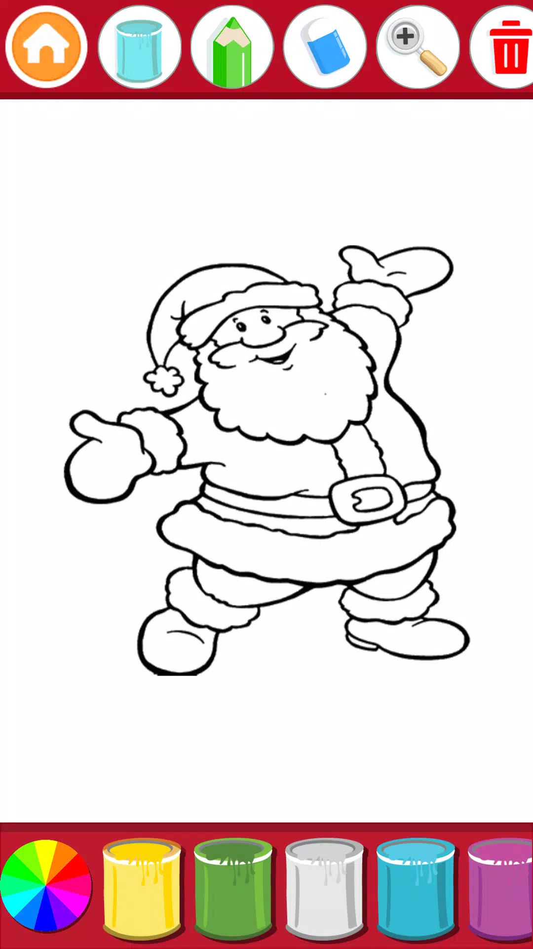 Christmas Coloring Book स्क्रीनशॉट 0