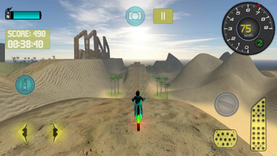 Motocross Desert Simulator 螢幕截圖 2