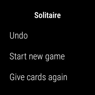 Solitaire Wearable Captura de pantalla 3