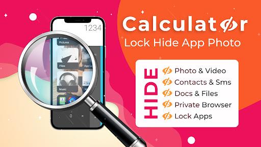 Calculator Lock – Lock Video & Hide Photo Zrzut ekranu 3