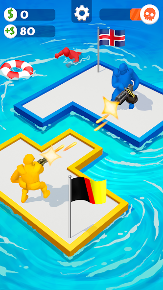 War of Rafts: Crazy Sea Battle Mod স্ক্রিনশট 2