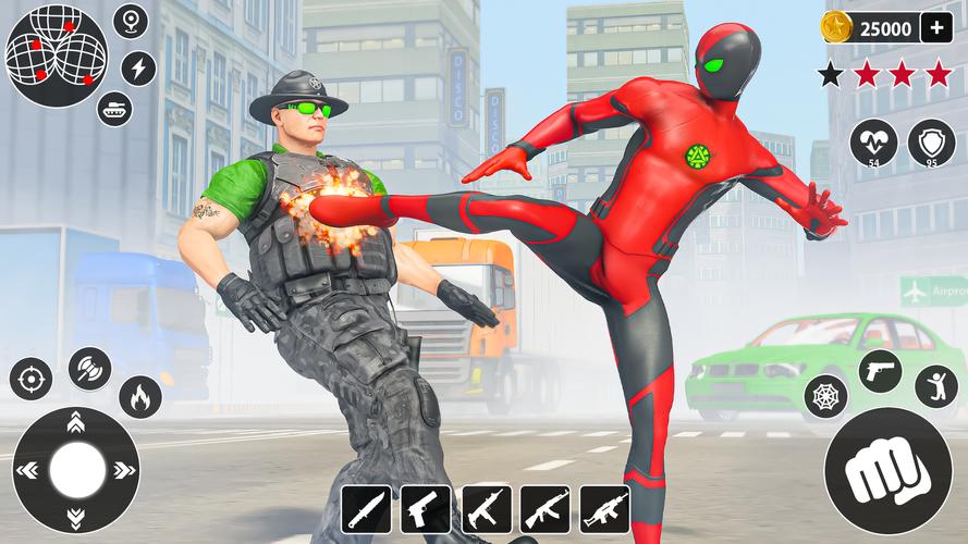 Rope Spider Hero: Spider Games ภาพหน้าจอ 2