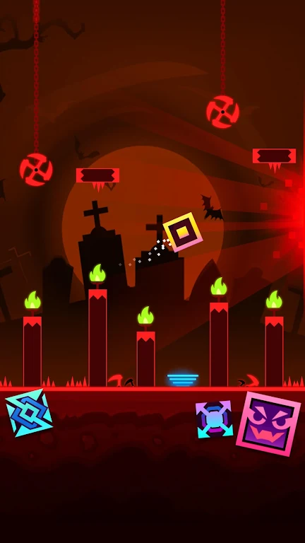 Block Dash: Geometry Jump ภาพหน้าจอ 2