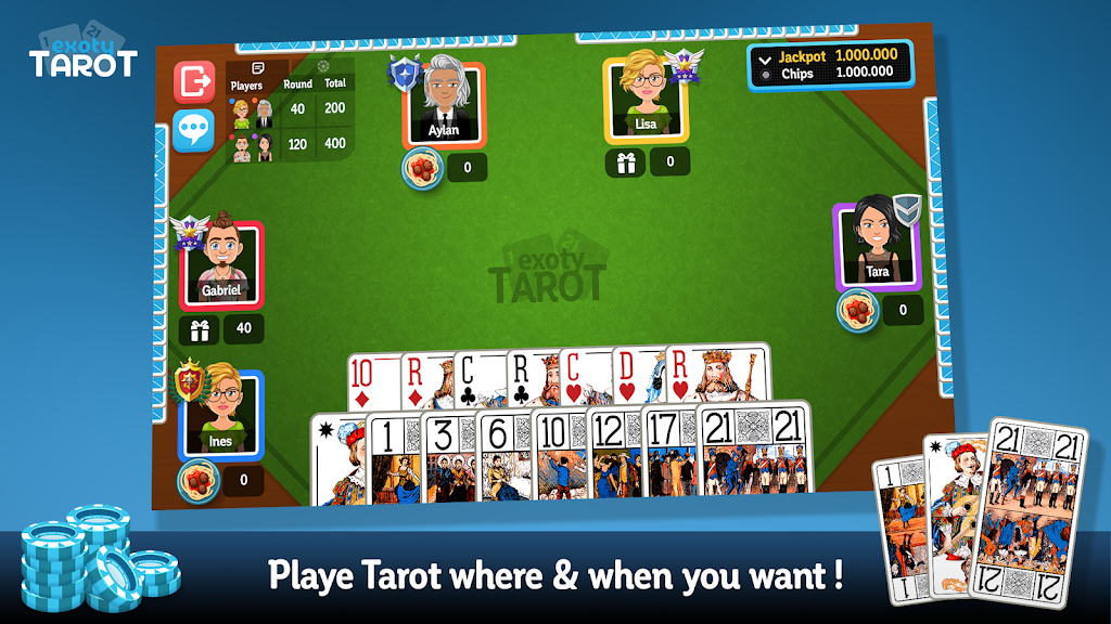 Multiplayer Tarot Game Screenshot 0