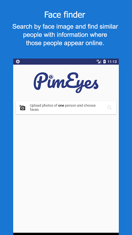 PimEyes Schermafbeelding 2