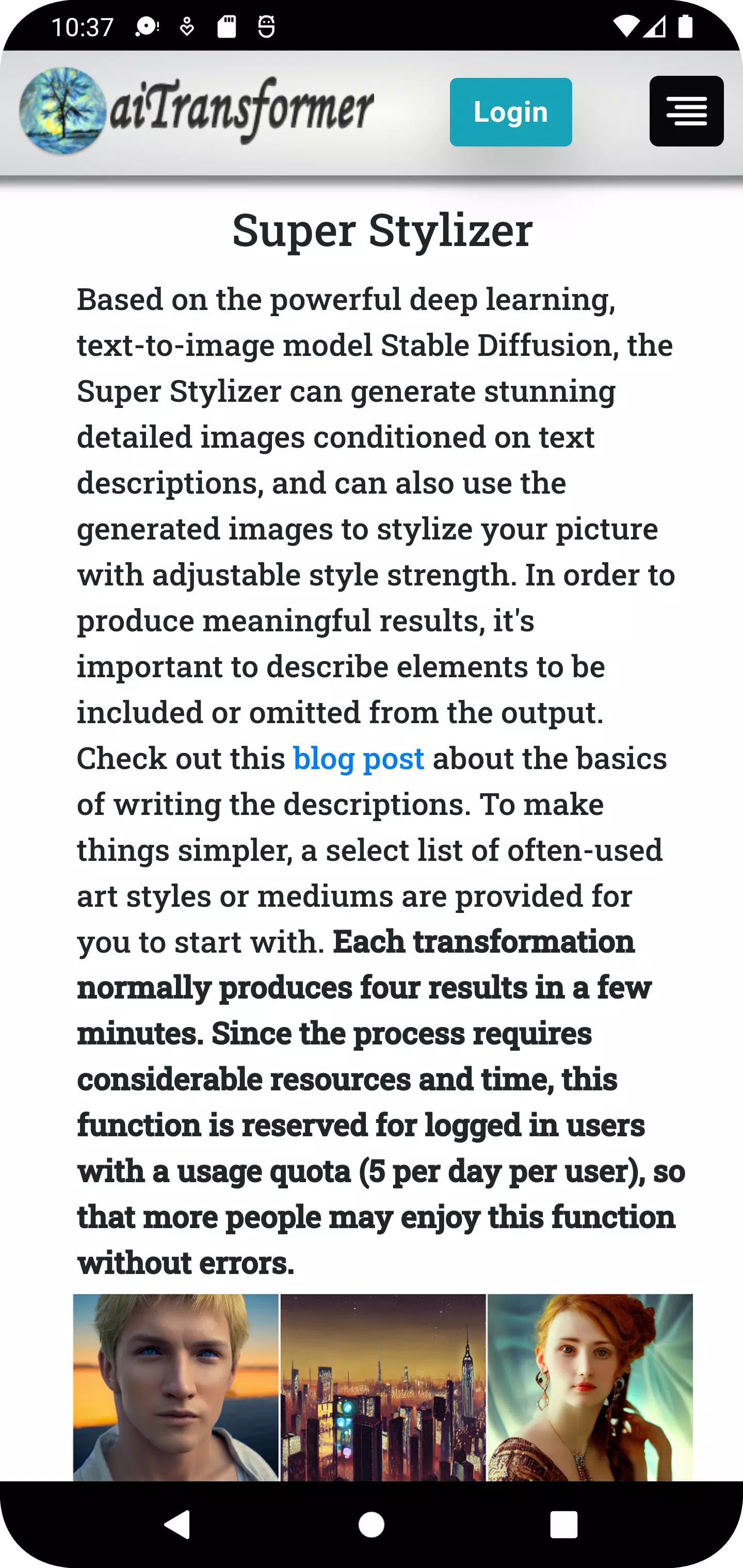 aiTransformer Captura de pantalla 2