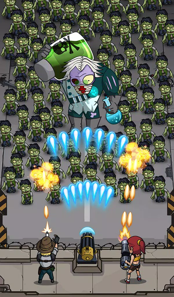 Zombie War Idle Defense Game 螢幕截圖 2