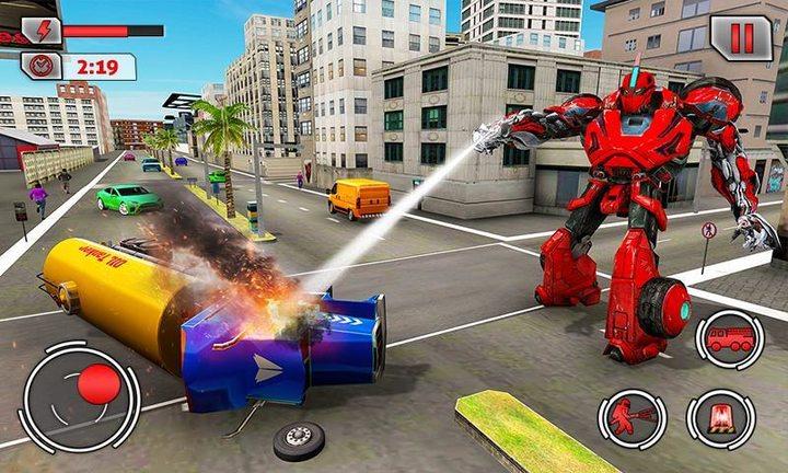 Fire Truck Games: Robot Games Captura de pantalla 2