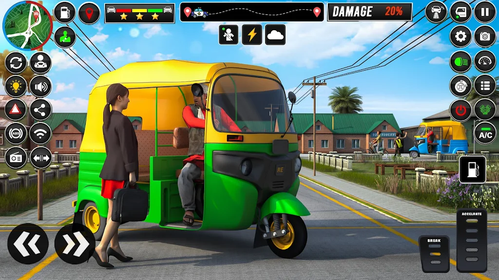 US Auto Rickshaw: Driving Game スクリーンショット 1