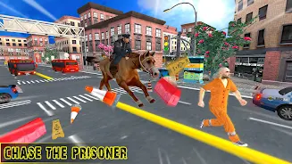 US Police Horse Criminal Chase スクリーンショット 0