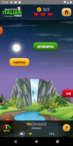 Learn Italian Verbs Game 螢幕截圖 0