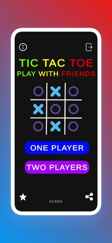 Tic Tac Toe - 2 Player Offline 螢幕截圖 0