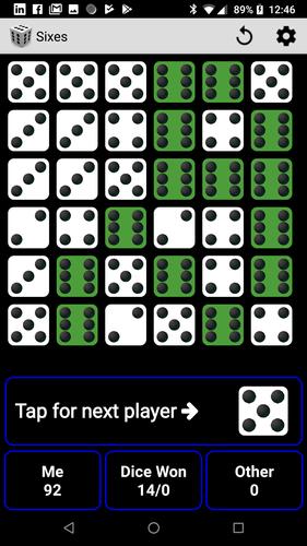 Schermata Sixes 2