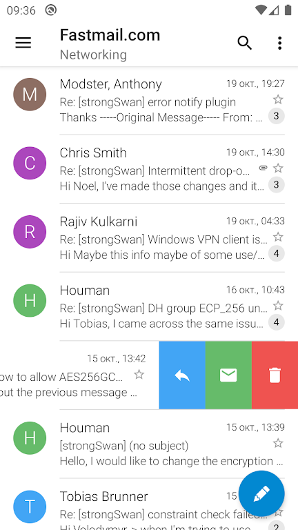Sugar Mail – Email App Mod ဖန်သားပြင်ဓာတ်ပုံ 2