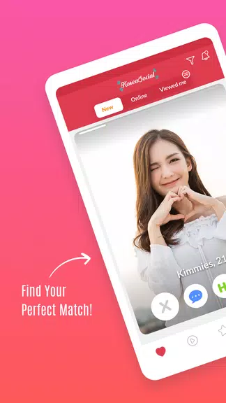 Korean Dating: Connect & Chat 螢幕截圖 0
