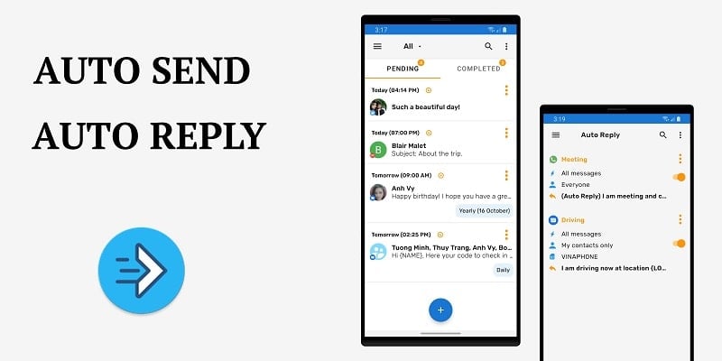 Auto Text: Automatic Message 스크린샷 0