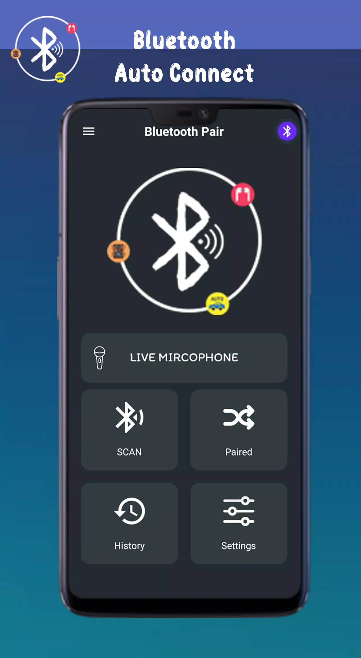 Bluetooth Auto Connect BT Pair ภาพหน้าจอ 1