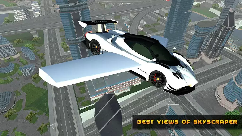 Flying Car Game driving স্ক্রিনশট 2