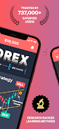 Forex Trading School & Game Скриншот 1